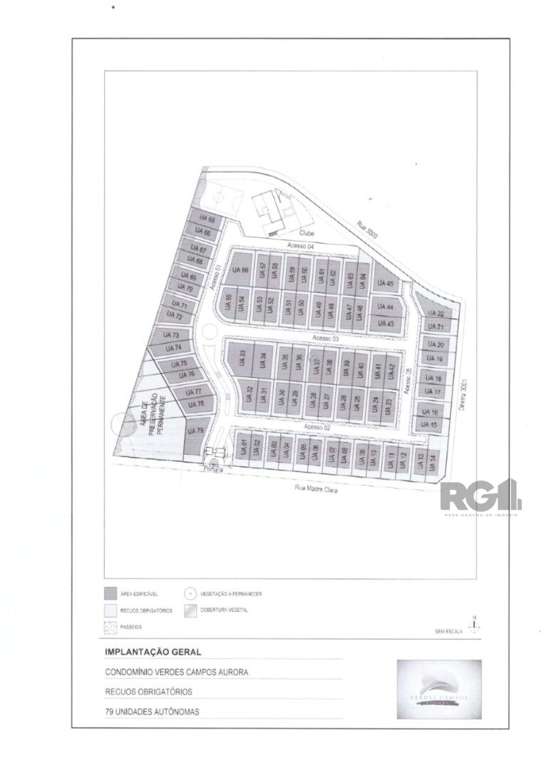 Terreno em Condominio à venda , 395m², Rua Madre Clara no bairro Mario Quintana em Porto Alegre