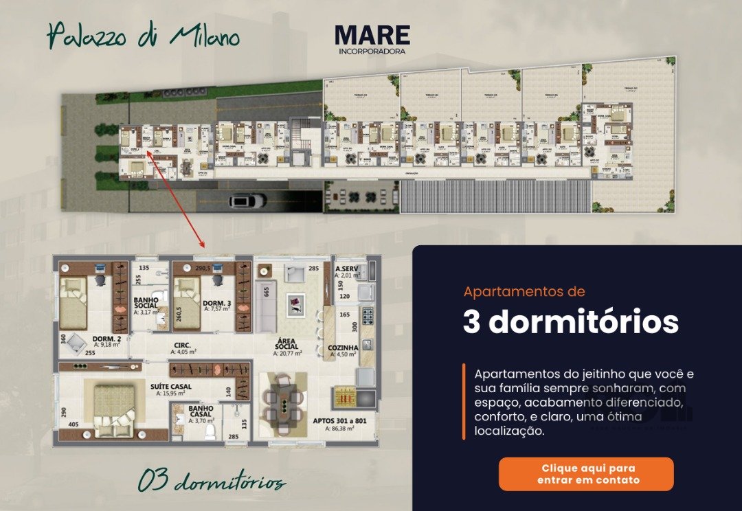 Apartamento à venda com 3 quartos, 88m² - Foto 7